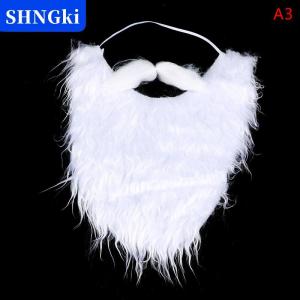 SHNGki Đạo cụ biểu diễn bữa tiệc Bộ Râu Giả Râu Trắng ông già Noel trang trí tiệc giáng sinh