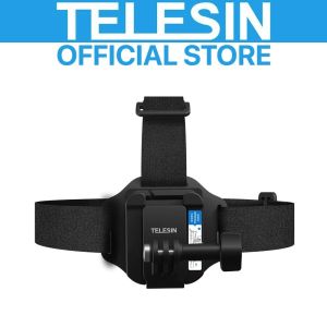 TELESIN 2 in 1 Head Strap Hat Clip Mount for Action Camera