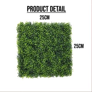【delivery today】Wall Grass Rumput Tiruan Dinding Artificial Wall Plant Artificial Grass Wall Rumput Pagar Rumput Dinding Wall Grass suitable privacy for Garden Fence Outdoor fence and Pagar