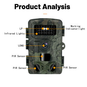 Singapore ready stock Pano PR700 Hunting Trail Cam Wildlife Camera up to 36MP With Night Vision Motion Activated Outdoor Trail Camera Trigger Wildlife Scouting IP66