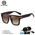 Hawaii Fashion Square FAUSTO Style UV400 sunglasses Tom for Man Eyeglasses Forde Oversize Sun Glasses. 