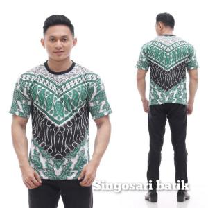 NEW KAOS BATIK PARANG - KAOS BATIK PRIA - BISA COD - KAOS BATIK JOGJA TERLARIS