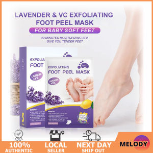 【SG Stock】Natural Fruit Exfoliating Foot Mask/ Dead Skin/ Peel Care/ Effective Foot Peeling Mask for Exfoliating Cracked Heels