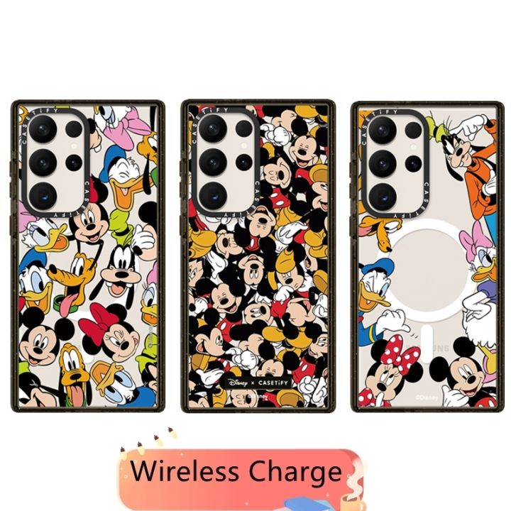 CASETiFY Disney Mickey Hard Case For Samsung Galaxy S24 S23 S22 Ultra