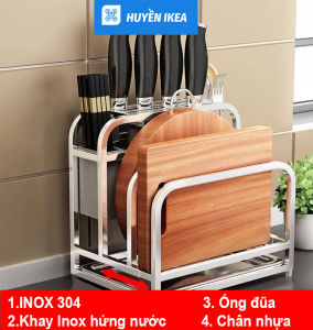 Kệ inox 304 để dao thớt đũa tiện lợi