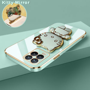 Casing Ponsel untuk Realme 8 5G 8 Pro 8s 8i 7 Pro 7i C17 Q3 Q3i V13 Narzo 50 Narzo 30 Case pelindung Kesing HP lensa kamera Gel silika Softcase lapisan batas Phone Stands pola kucing warna-warni Casing