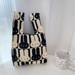 Tote Bag Karakter Lucu & Unik Limited Edition Tote Bag Wanita rajut kasual import premium terbaru