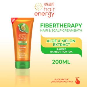 OKE - MAKARIZO HAIR ENERGY CREAMBATH 200ML TUBE - CREAMBATH RAMBUT MAKARIZO 200ML TUBE