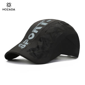 HOZADA Men Beret Hat Flat Cap Summer Hat Breathable Lightweight Hat Beret Outdoor Sunscreen Peaked Cap Fashion Retro British Style Golf Flat Cap Casual Hat Beret for Men
