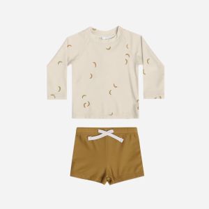 Childrens Swimwear Two-Piece Swimsuit for Boys - Long-Sleeve UV Sun Protection Quick-Dry Swimsuit-152c4c8b
