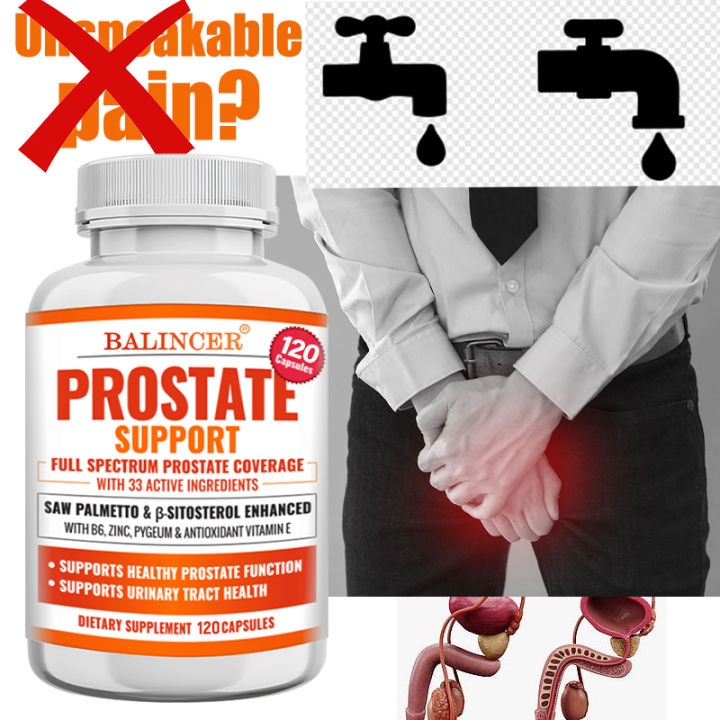 Supports healthy prostate function Relieves frequent urination Controls