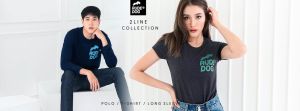 Rudedog เสื้อยืด ผู้หญิง รุ่น 2 Line (Women)
