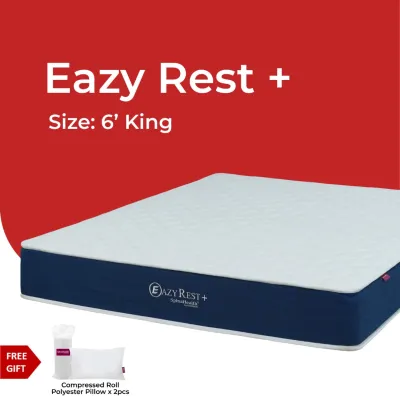 (MATTRESS IN BOX) Goodnite Eazy Rest 9inch Compress Eco Foam Mattress (King/Queen/SuperSingle/Single)