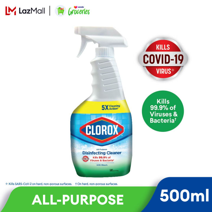 CLOROX ALL PURPOSE DISINFECTING CLEANER SPRAY 500ML Lazada