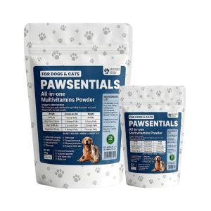 Pawsentials Multivitamins Powder for Dogs Cats Pet Nutrition Supplement Skin Coat Digestive Health
