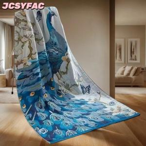 JCSYFAC Khăn gạc lớn vải dày và chất lượng cao (80x160cm) khăn dệt 4 lớp hấp thụ nước tốt thoáng khí tuyệt vời và không Đóng cọc