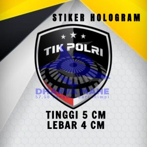 TIK POLRI BID TIK DIV TIK POLRI STIKER TIK POLRI STIKER HOLOGRAM STIKER TEMPEL DALAM KACA STIKER VINYL DIV TIK BID TIK POLRI