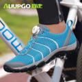 【Free shipping】Auupgo Casual Cycling Shoes for Men Women Breathable Hard-soled Bicycle Sneakers Premium Style Wading Sapatilha Ciclismo. 