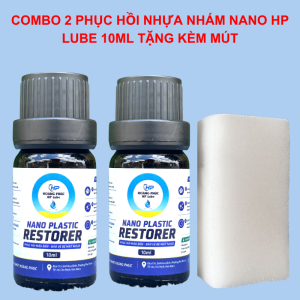 Combo 2 Chai Phục Hồi Nhựa Nhám Nano Plastic Restorer chai 10ml/20ml/50ml Phục Hồi Làm Mới Nhựa Đen Nhám Xe Máy Ô Tô