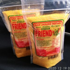 Nasi jagung 250gram/ Sego jagung instan / Ampok