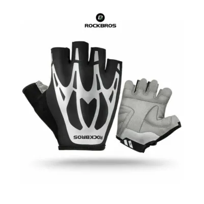 ROCKBROS S227BK Bike Glove Half Finger Sarung Tangan Sepeda