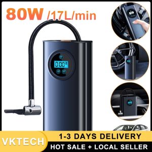 Electric Air Compressor Rechargeable High Precision Car Tyre Inflator LCD Display Electric Tire Pump with Digital Pressure Gauge