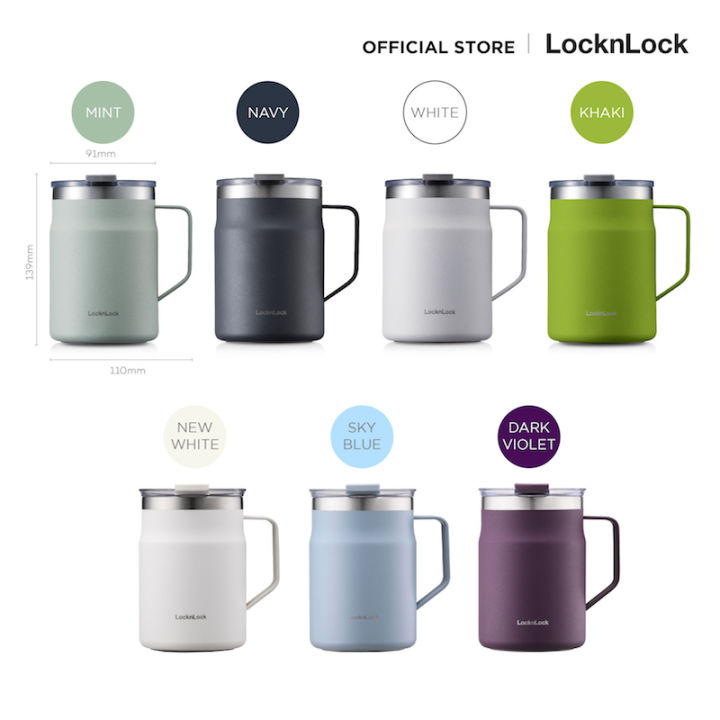 LocknLock Metrro Mug แก้วเก็บอุณหภูมิร้อน-เย็น LHC4219