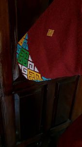 Baju Tenun Pabintik Sulam Bordir Motif Toraja