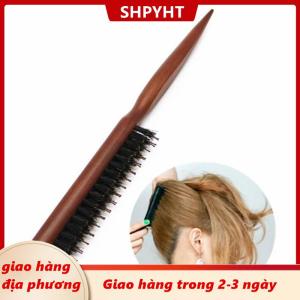 [COD] SHPYHT Giao hàng địa phương Salon chuyên nghiệp trêu chọc trở lại Bàn chải tóc gỗ mỏng dòng lược bàn chải tóc