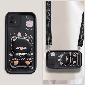 เคสสำหรับศัพท์ OPPO a16k เคสนิ่มซิลิโคนกันกระแทก ดีไซน์ใหม่สวยงามพร้อมที่จับและสายคล้องสำหรับผู้หญิง JTXXZJGS01