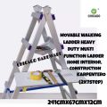 MOVABLE WALKING LADDER HEAVY DUTY MULTI FUNCTION LADDER HOME INTERIOR,CONSTRUCTION KARPENTERO (2X7STEP) 241cmX67cmX12cm. 