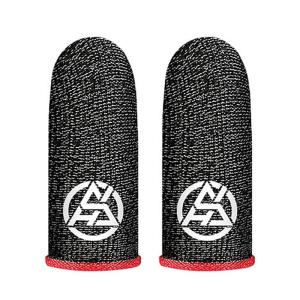 Lightweight Conductive Fiber Glowing Finger Sleeves Protectors Flexible Nonslip Optimized For FPS Mobile Gaming Precise