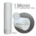 Water Filter 10" PP Sediment Filter 1 Micron Replacement Refill Cartridge. 
