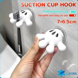 LoviRa Creative Hand Shape Wall Hanging Toothbrush Holder Paste Hooks Home Decor