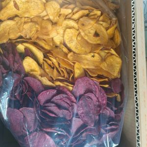 Khoai lang sấy giòn mật ong snack lát mỏng mix 2 loại thơm ngon 300g