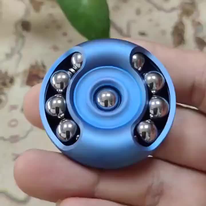 Star Ring 11 Steel Balls Around Push Metal Fidget Toy Fidget Spinner ...