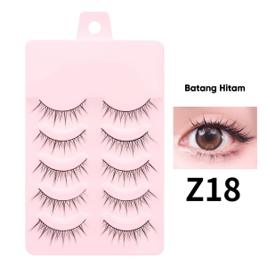 Bulu Mata Palsu 5 Pasang 3D Ekstensi Bulu Mata Fairy Princess Manga Eyelashes