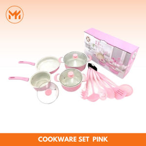 MM - A071 - COOKWARE SET ISI 13 SET KOMPLIT&SPATULA SET / PERALATAN MASAK PANCI ENAMEL SET SPATULA DAN PANCI