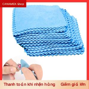CS 10pcs bạc đánh bóng vải Cleaner đồ trang sức làm sạch vải chống xỉn công cụ