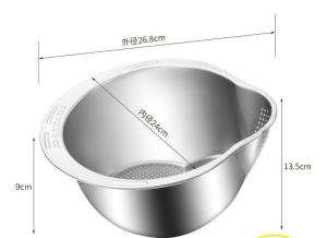 [Local Seller]Kitchen Multifunctional Drain Basket/Storage Basket/Storage/Basket/Drain Basket
