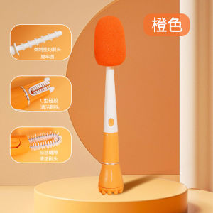 Household threeinone crevice brush Long handle cup cleaning tool