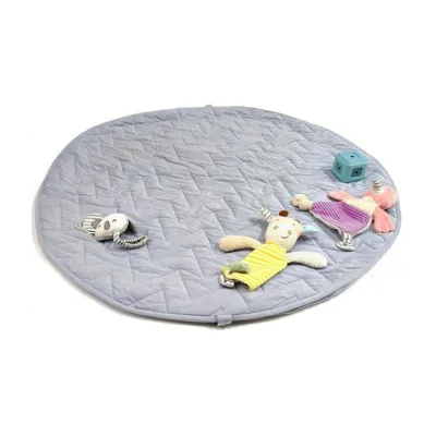 NYZE Convertible Baby Quilted Playmat Turn Carry on Bag | Soft & Multi-Functional