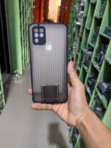 MOR case Motiv koper 2 in 1 dudukan braket for Infinix Hot 10 Dengan Pelindung kamera