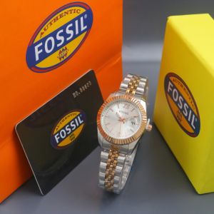 Ready Stok !!! Jam Tangan Fashion Wanita Foxxil FNS-8839 Tanggal Aktif / Jam Tangan Kasual Wanita Rantai Stainless Steel Freee Box Dan Baterai Cadangan / Jam Tangan Wanita Anti Air
