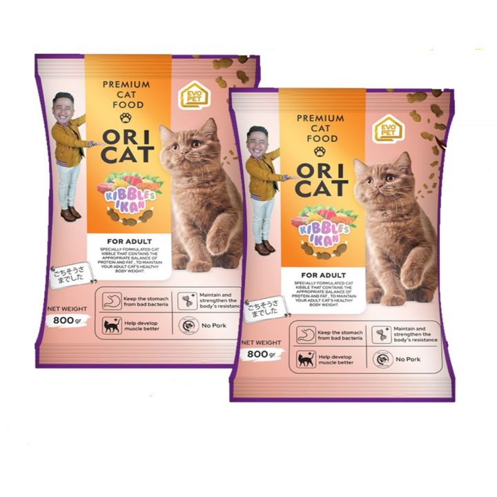 Premium Makanan Kucing Kering ukuran 800gr/ Snack kucing avasah 1kg dan