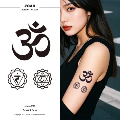 COD แทททู ZOAR L26 Magic tattoo คัมภีร์สันสกฤต กันน้ำ รอยสัก ลายสัก 15 วัน สีดำ กันรอย ยาวนาน กึ่งถาวร แสดงสี เหมือนจริง