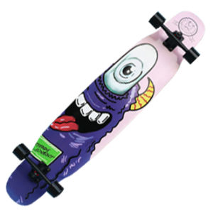 Longboard ลองบอร์ด 107cm Skateboard ฟรี! กระเป๋าและอุปกรณ์ครบชุด สเก็ตบอร์ดผู้ใหญ่/วัยรุ่น