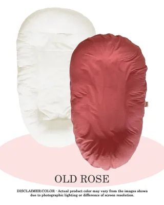 Baby Nest Soft Cotton Linen Aesthetic Baby Lounger and Simple Bassinet for Newborn Baby