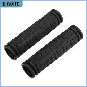 【E-WOITD】 1 Pair Bicycle Mountain Bike Cycling Handlebar Anti-Slip Soft Rubber Hand Grips