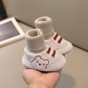 Sepatu Bayi Sneakers Karakter Desain Nilon dengan Tumit Bulat untuk Perempuan